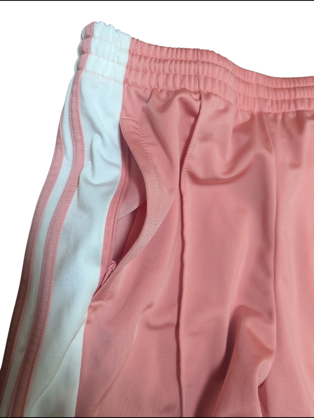 Adidas Originals Pink 3-Stripe Snap Track Pants Women's XS Retro Y2K - Picture 13 of 16